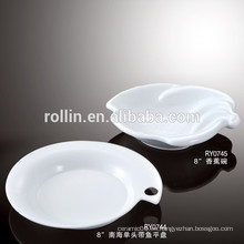 China supplier buena calidad hotel porcelana vajilla platos de cena
